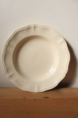 画像1: ディゴワン・サルグミンヌ花リムスープ皿（A） (1)