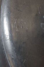 画像11: ピューター花リムオーバル皿 (11)