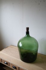 画像1: 濃いグリーン色のデミジョンボトル (1)