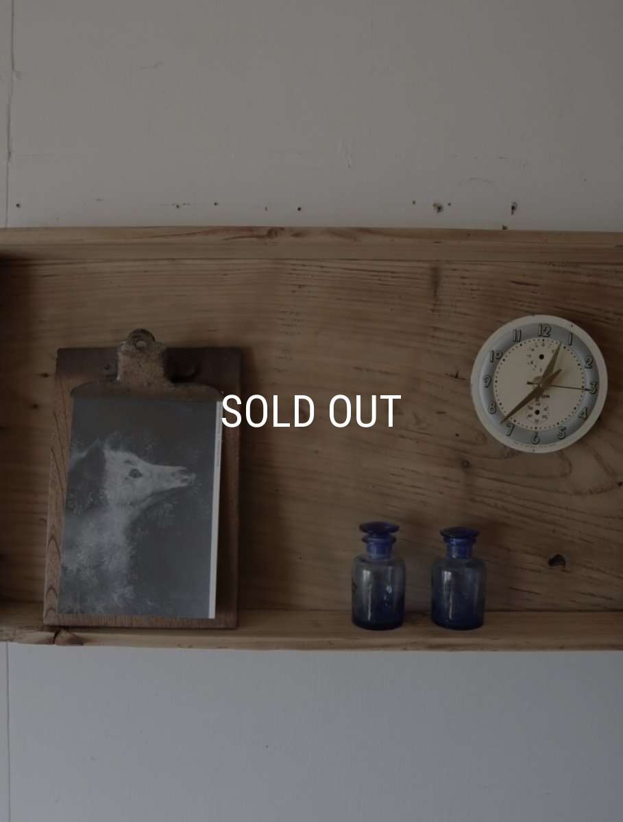 画像4: 時計付き壁掛け飾り棚(B) (4)