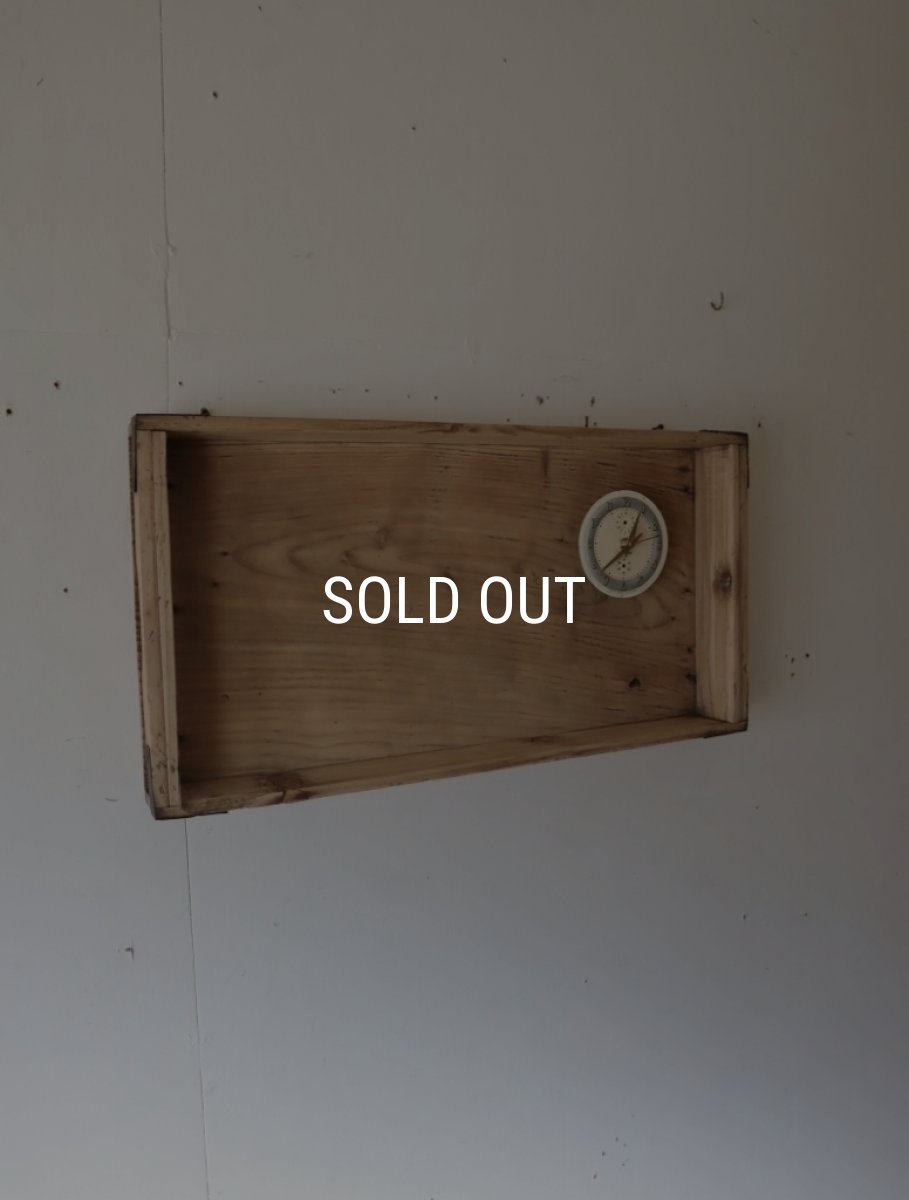 画像10: 時計付き壁掛け飾り棚(B) (10)