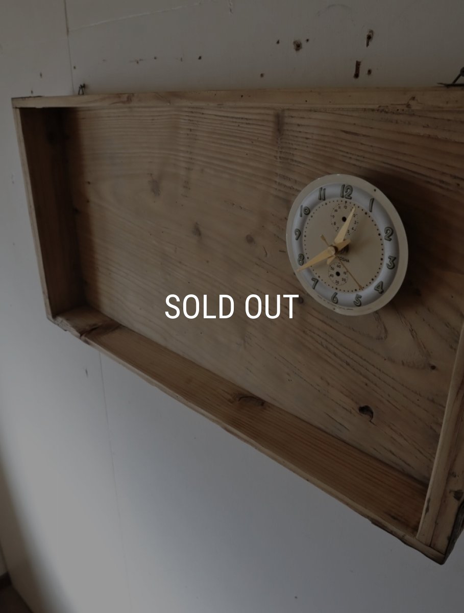 画像11: 時計付き壁掛け飾り棚(B) (11)
