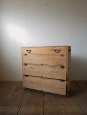 画像6: 引き出し付きパタパタ扉の収納棚 (6)