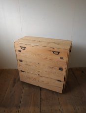 画像4: 引き出し付きパタパタ扉の収納棚 (4)