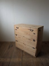 画像5: 引き出し付きパタパタ扉の収納棚 (5)