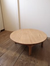 画像4: 折り畳み式丸卓袱台 (4)