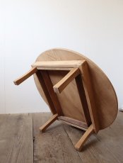 画像11: 折り畳み式丸卓袱台 (11)