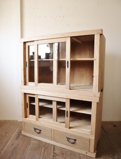 画像3: 重ねの水屋箪笥