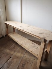 画像11: 木肌の良い横長テーブル (11)