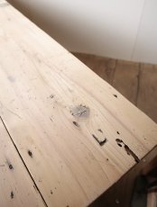 画像21: 木肌の良い横長テーブル (21)