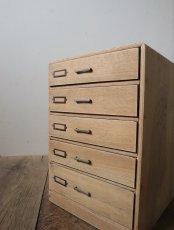 画像5: 楢5段小引き出し (5)