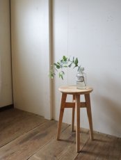画像1: 木肌のスツール (1)