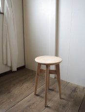 画像4: 木肌のスツール (4)