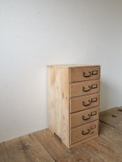 画像5: A4用紙収納5段小引き出し (5)