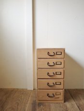 画像4: A4用紙収納5段小引き出し (4)