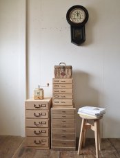 画像1: A4用紙収納5段小引き出し (1)