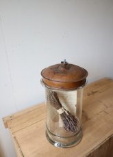 画像4: 銅製蓋つきガラス容器 (4)