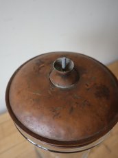 画像10: 銅製蓋つきガラス容器 (10)