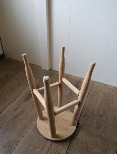 画像3: 木肌のスツール