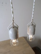 画像9: No.5　フランス磁器製ソケットのペンダントライト (9)