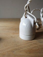 画像22: No.5　フランス磁器製ソケットのペンダントライト (22)
