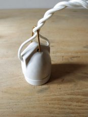 画像16: No.5　フランス磁器製ソケットのペンダントライト (16)
