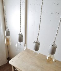 画像6: No.5　フランス磁器製ソケットのペンダントライト (6)