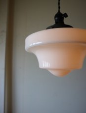 画像5: No.9　カタチの綺麗な乳白シェードの吊り下げライト (5)