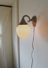 画像1: No.12　逆雫型ガラスのブラケットライト (1)
