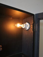 画像13: No.13　黒色木箱のライト付き飾り棚 (13)