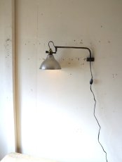 画像4: No.20　アルミシェードのアトリエウォールランプ (4)