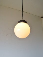画像5: No.24　丸型シェードのペンダントライト(コード黒色) (5)