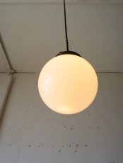 画像6: No.24　丸型シェードのペンダントライト(コード黒色) (6)