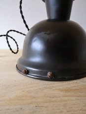 画像24: No.38　琺瑯オーバル型シェードのペンダントライト (24)