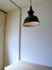 画像3: No.38　琺瑯オーバル型シェードのペンダントライト (3)
