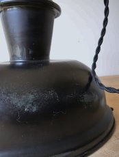 画像23: No.38　琺瑯オーバル型シェードのペンダントライト (23)