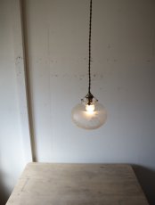 画像7: No.49　カットガラスシェードのペンダントライト (7)