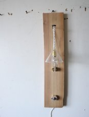 画像8: No.77　ガラス漏斗の壁掛けライト(2) (8)