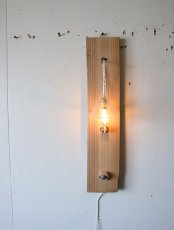 画像1: No.77　ガラス漏斗の壁掛けライト(2) (1)