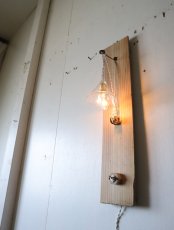 画像3: No.77　ガラス漏斗の壁掛けライト(2) (3)