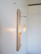 画像5: No.77　ガラス漏斗の壁掛けライト(2) (5)