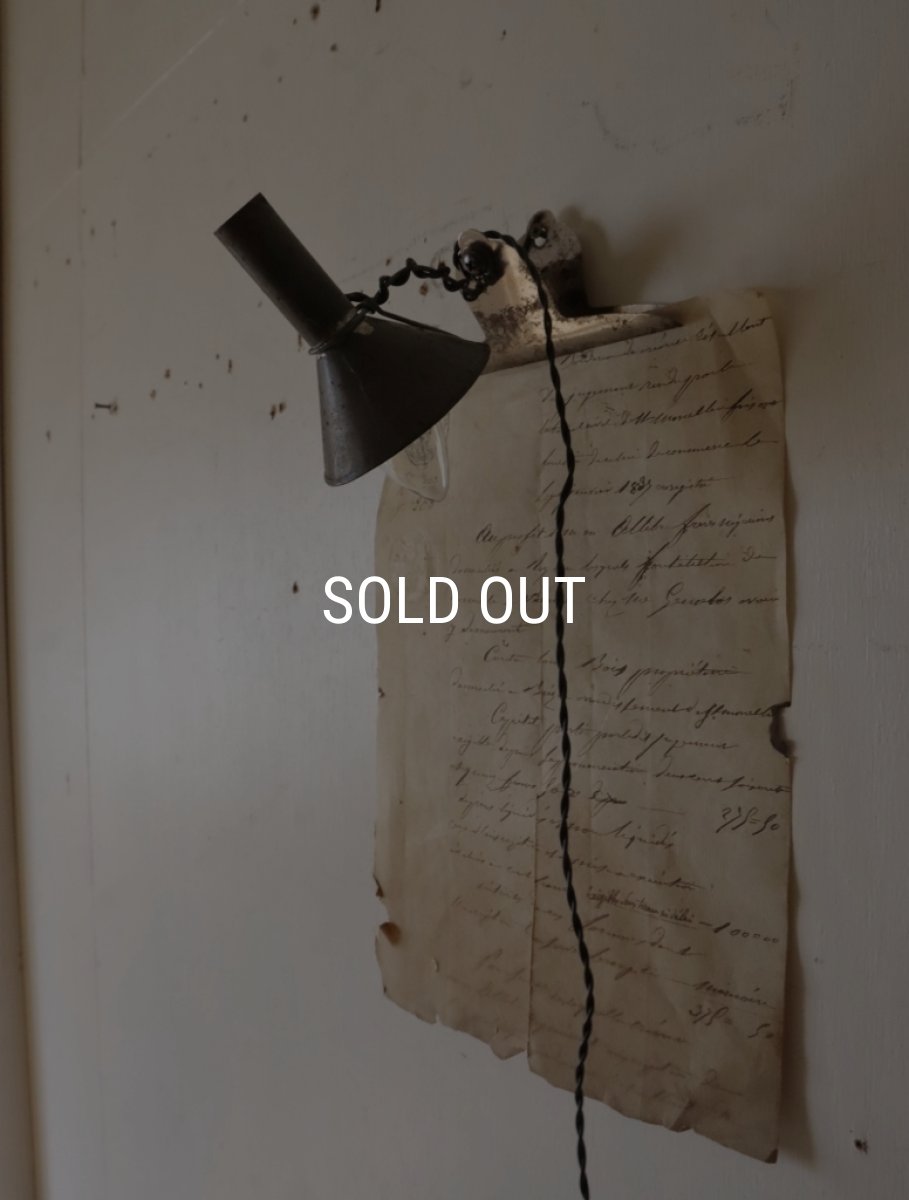 画像15: No.88　ブリキ漏斗のクリップ付き3wayライト (15)