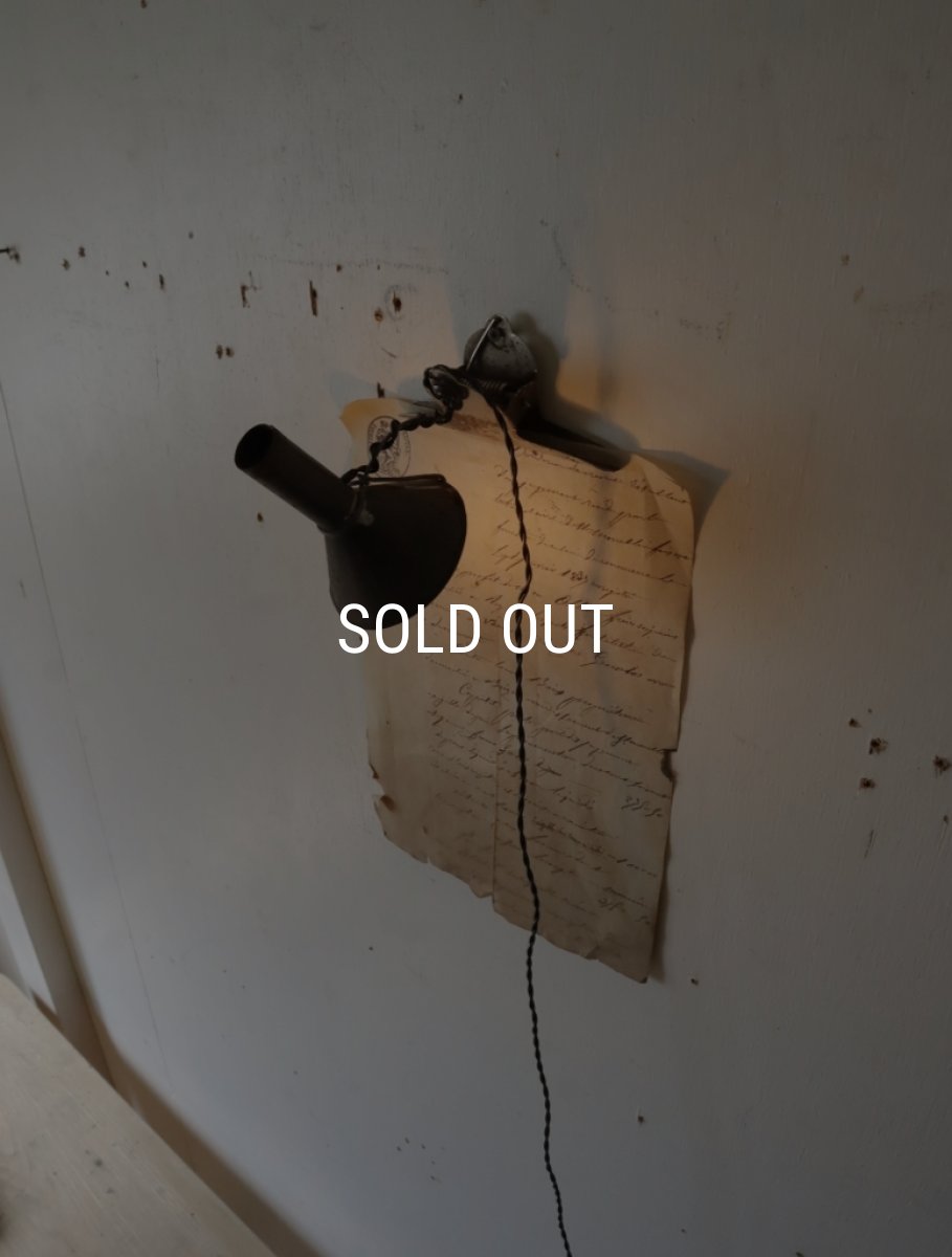 画像14: No.88　ブリキ漏斗のクリップ付き3wayライト (14)