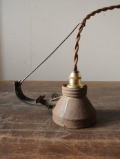 画像19: No.99　オイルランプ部品の吊り下げライト (19)