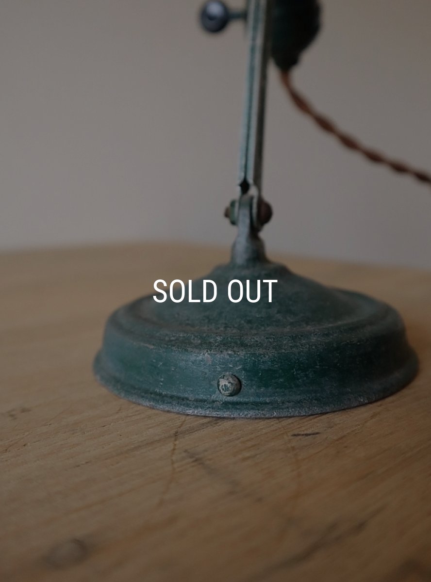 画像25: No.100　グリーン色の小型デスクライト (25)