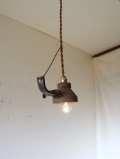 画像7: No.99　オイルランプ部品の吊り下げライト (7)