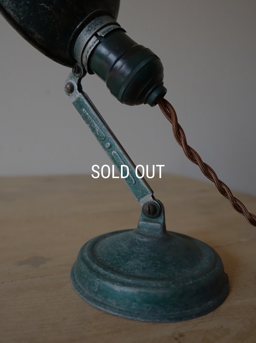 画像19: No.100　グリーン色の小型デスクライト (19)