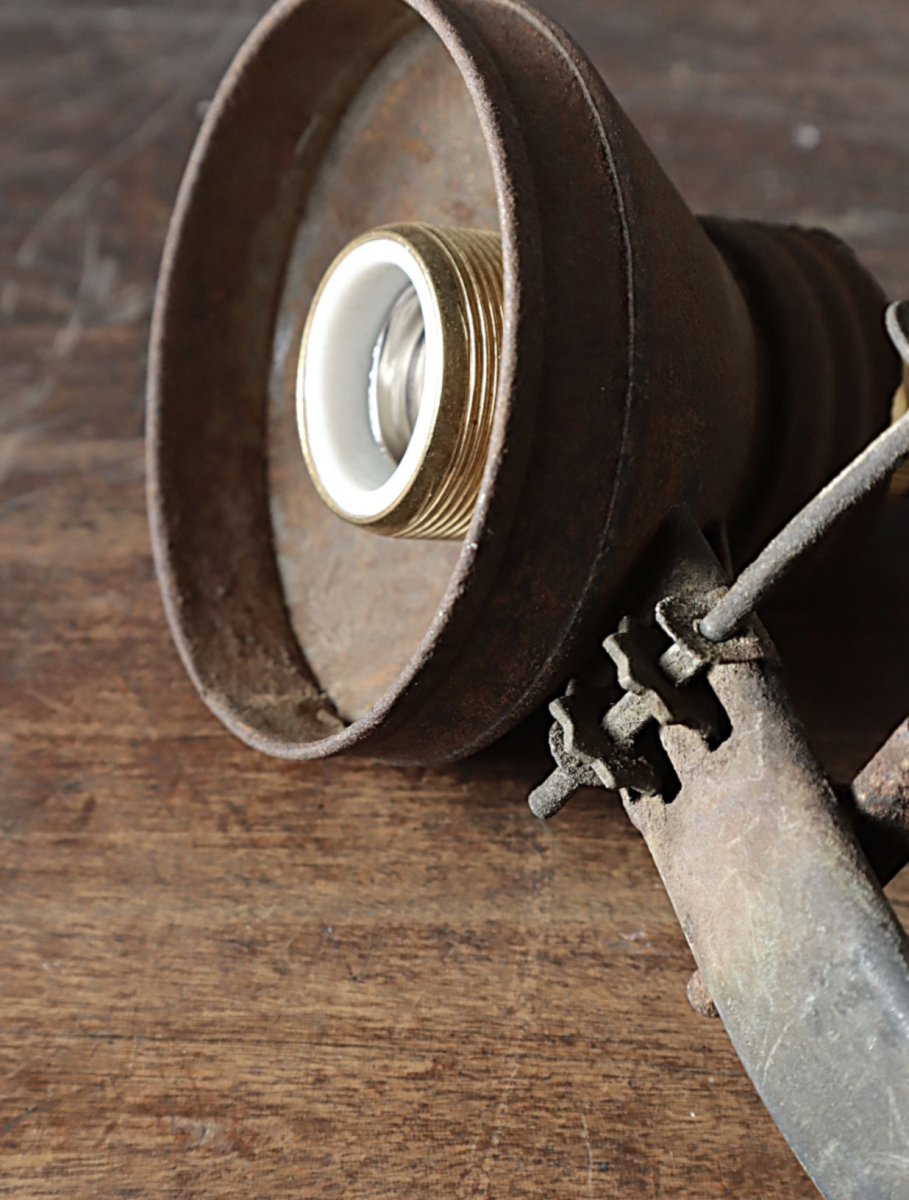 画像27: No.99　オイルランプ部品の吊り下げライト (27)