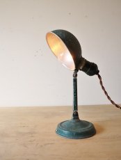 画像12: No.100　グリーン色の小型デスクライト (12)