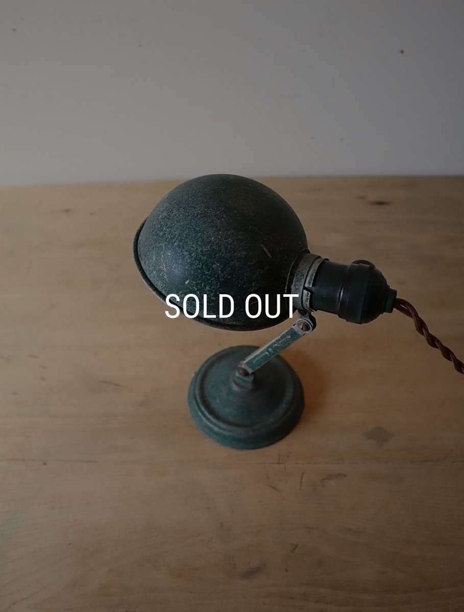 画像15: No.100　グリーン色の小型デスクライト (15)